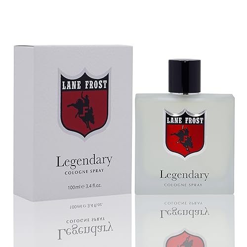 Lane Frost Legendary Frosted Cologne for Men - Fresh Western Fragrance with Crisp Citrus and Woodsy Notes - Cool Masculine Cologne Spray for the