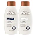 Aveeno Fresh Greens Shampoo and Conditioner Set, Sulfate Free, Clarifying & Volumizing for Thin or Fine Hair, Rosemary Peppermint Cucumber Nourish
