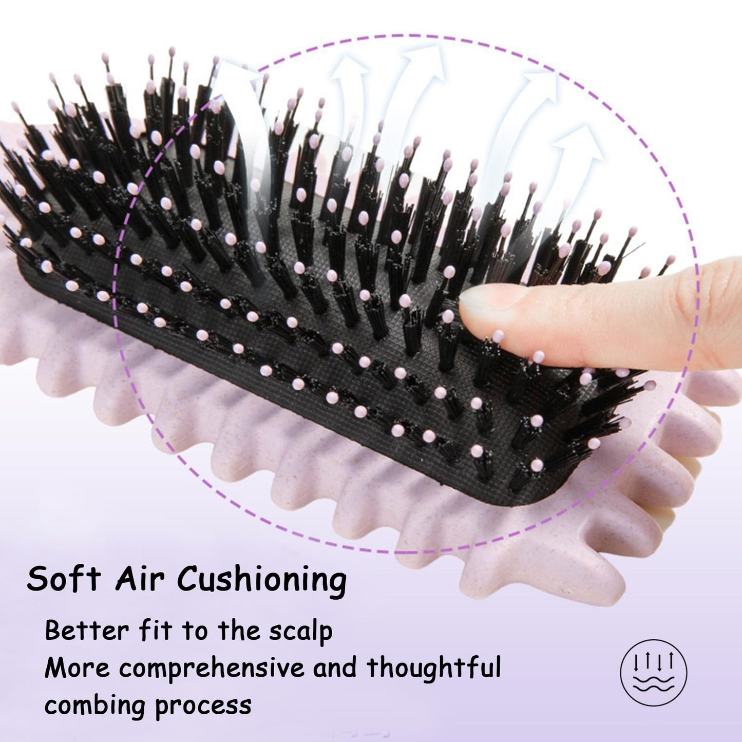 1 PCS Curly Hair Brush, Curl Defining Brush, Curly Hair to Reduce Pulling (Pink) Beauty and Personal Care UVZNUMG