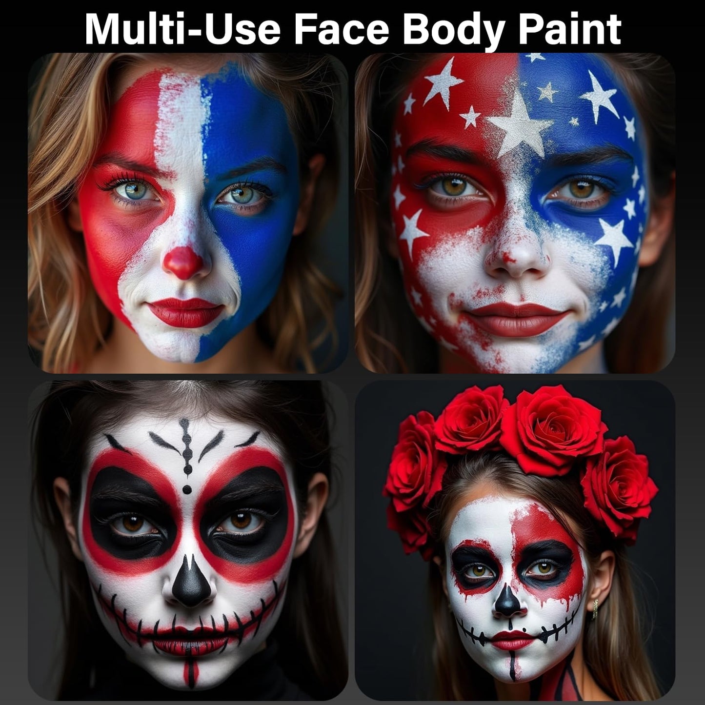 2 Colors Face Body Paint