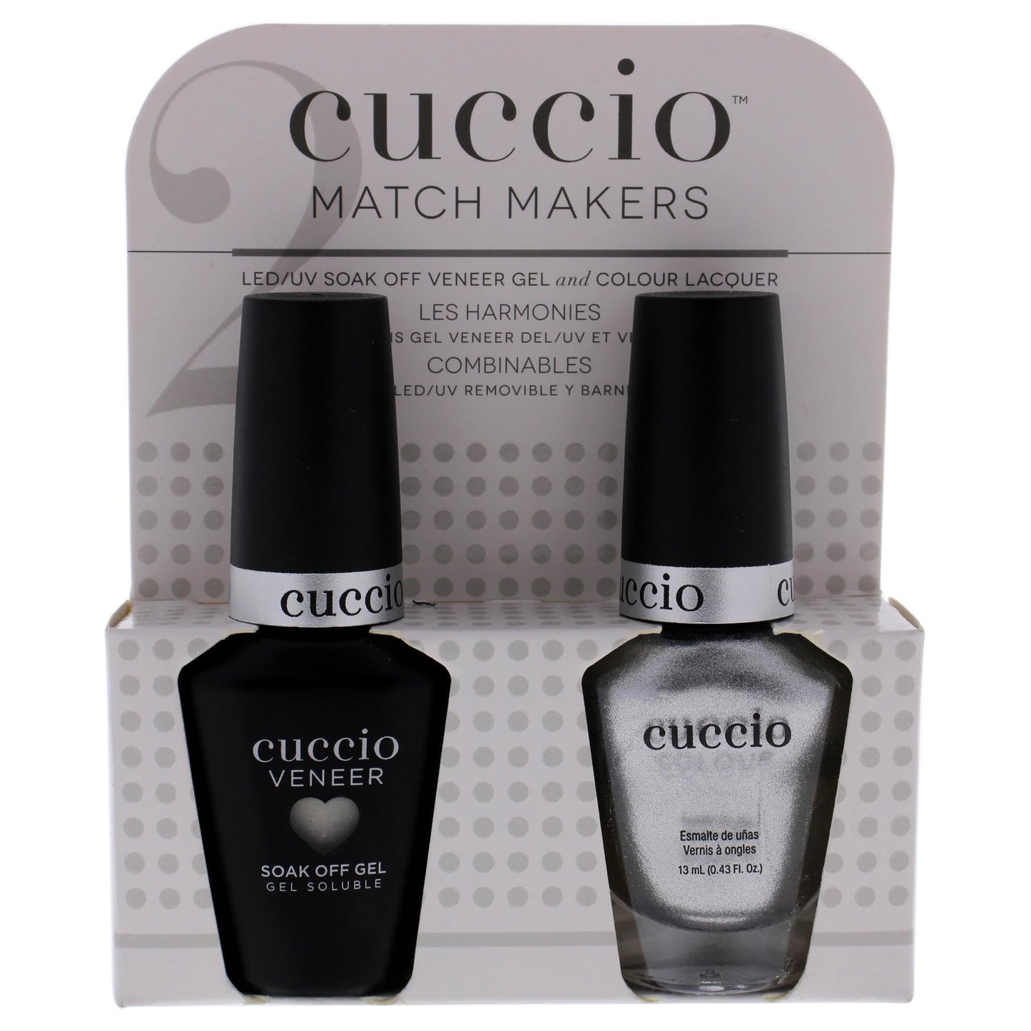 Cuccio Matchmaker - Colour Nail Lacquer & Veneer Gel Polish - Hong Kong Harbor - For Manicures & Pedicures, Full Coverage - Long Lasting, High Shine Beauty & Personal Care Cuccio