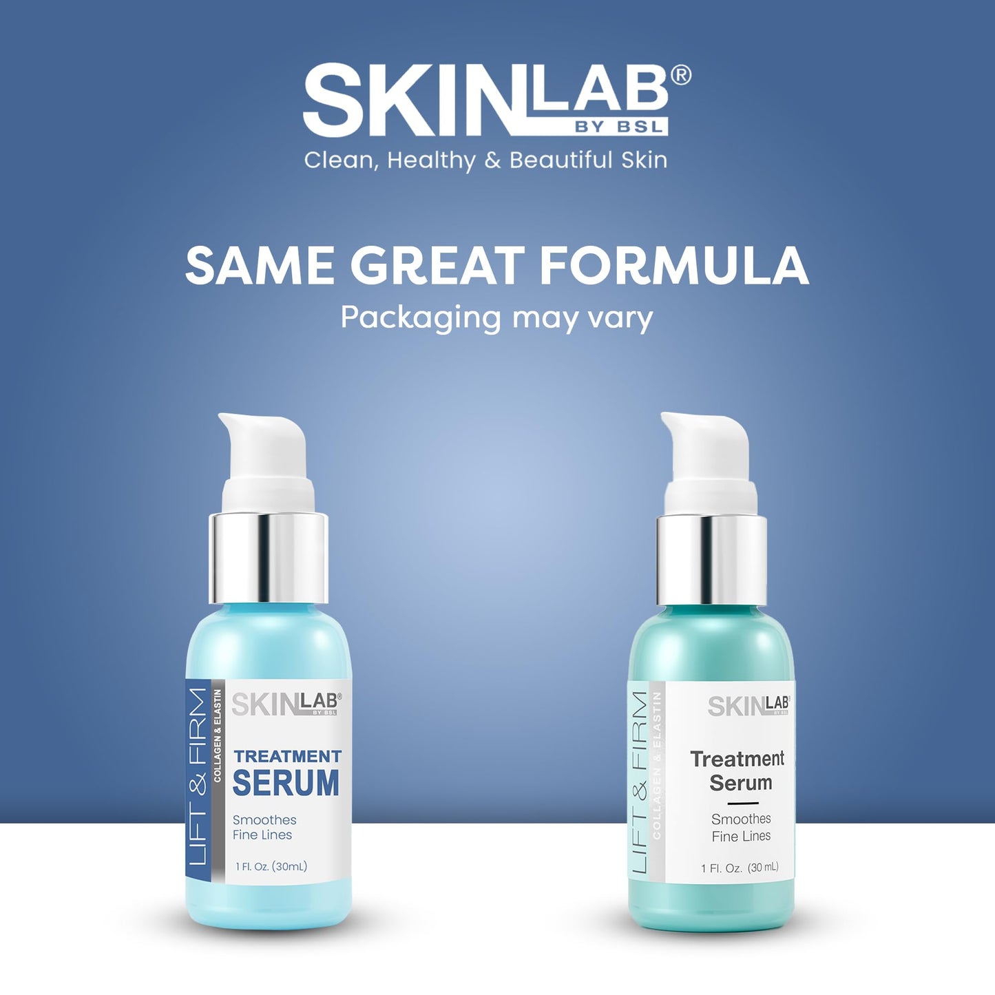 SKIN LAB Lift & Firm Serum - Collagen, Vitamin C & E, Dark Spot & Acne Scar Treatment, Hydrating Formula for Women, 1 oz