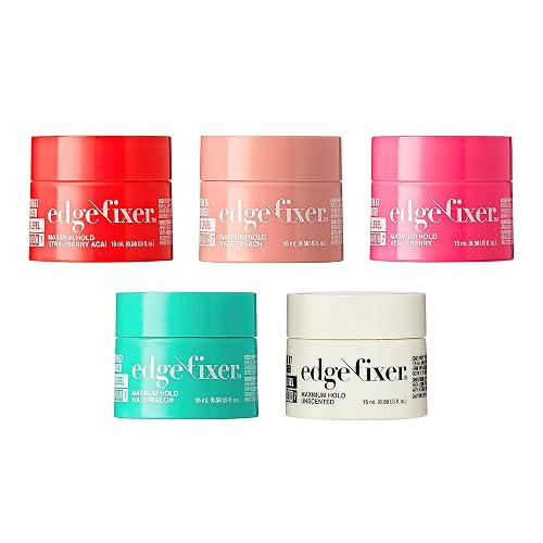Red by Kiss Edge Fixer 24 Hour Maximum Hold Edge Wax No Flaking Biotin B7 Infused Hair Gel