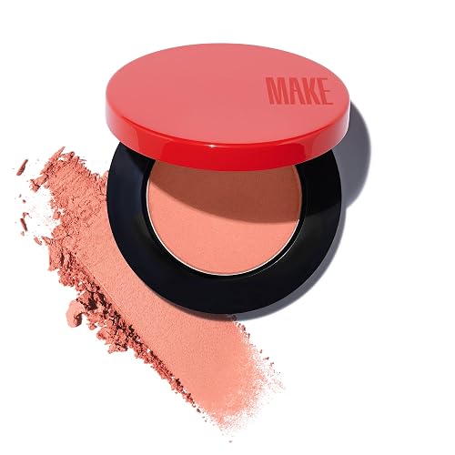 MAKE Beauty Skin Mimetic Microsuede Bronzer Powder - Matte Bronzing Powder Contour, Buildable Formula, Non Comedogenic, Long Lasting Color. Shade