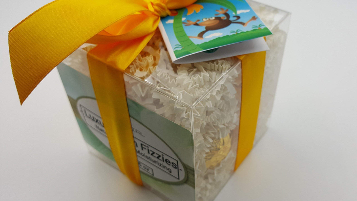 Spa Pure MONKEYFARTS Bath Bombs: GIFT SET with 6 Bath Bomb Fizzies made with Shea, Mango & Cocoa Butter, Ultra Moisturizing, Great for Dry Skin, All…