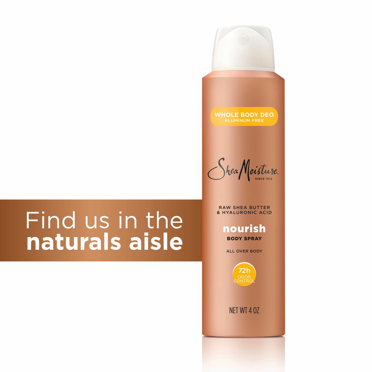 SheaMoisture All Over Body Deodorant Spray for Women Raw Shea Butter & Hyaluronic Acid Aluminum Free 4oz Beauty and Personal Care Shea Moisture