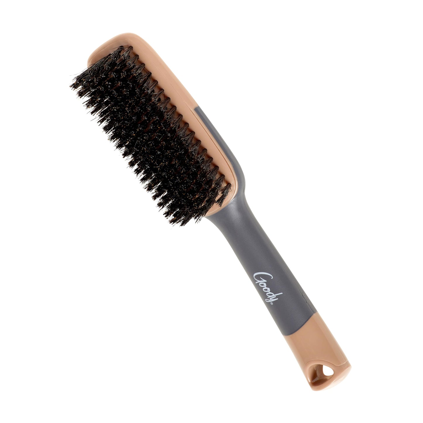 Goody Detangle It Boar Bristle Hair Brush, Use as a Detangling or Styling Brush, Conditions & Boosts Shine, Helps Tackle Knots & Reduce Frizz, For Wet