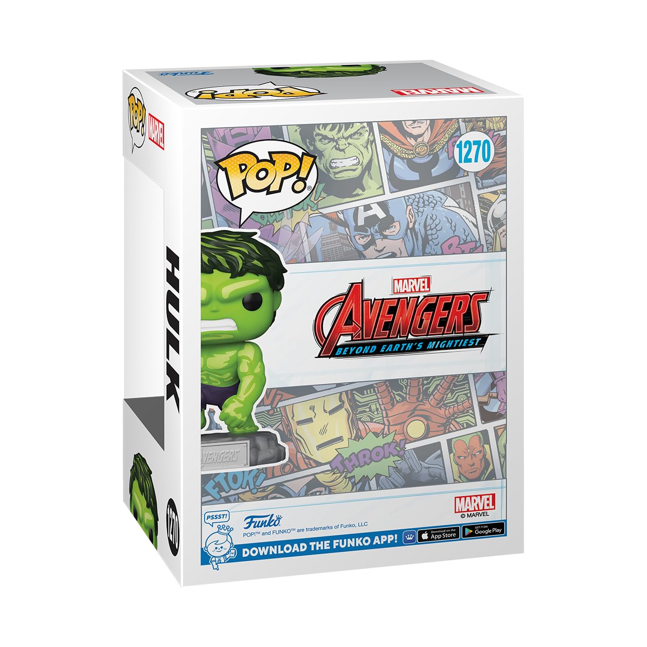 Funko Pop & Enamel Pin: The Avengers: Earth's Mightiest Heroes - 60th Anniversary, Hulk with Enamel Pin - Marvel Comics - Amazon Exclusive…