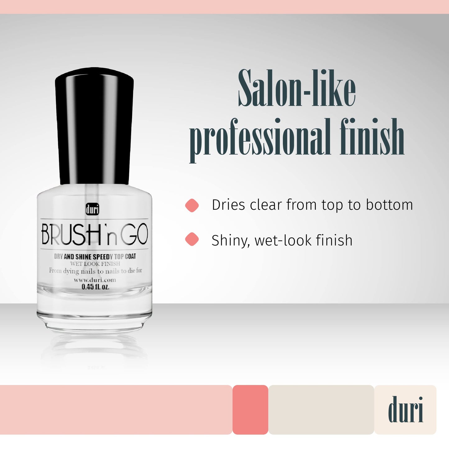 duri Brush'n Go Top Coat and Drop'n Go Drying Drops