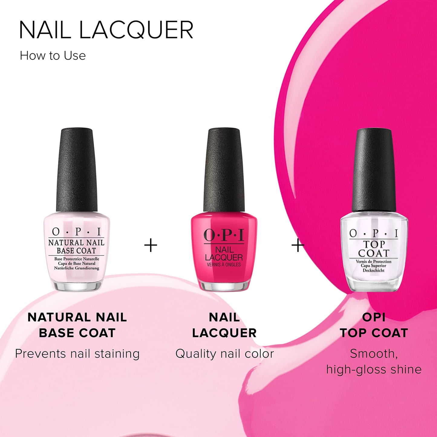 OPI Nail Lacquer, Summer Lovin' Having a Blast!, Orange Nail Polish, Grease Collection, 0.5 fl oz