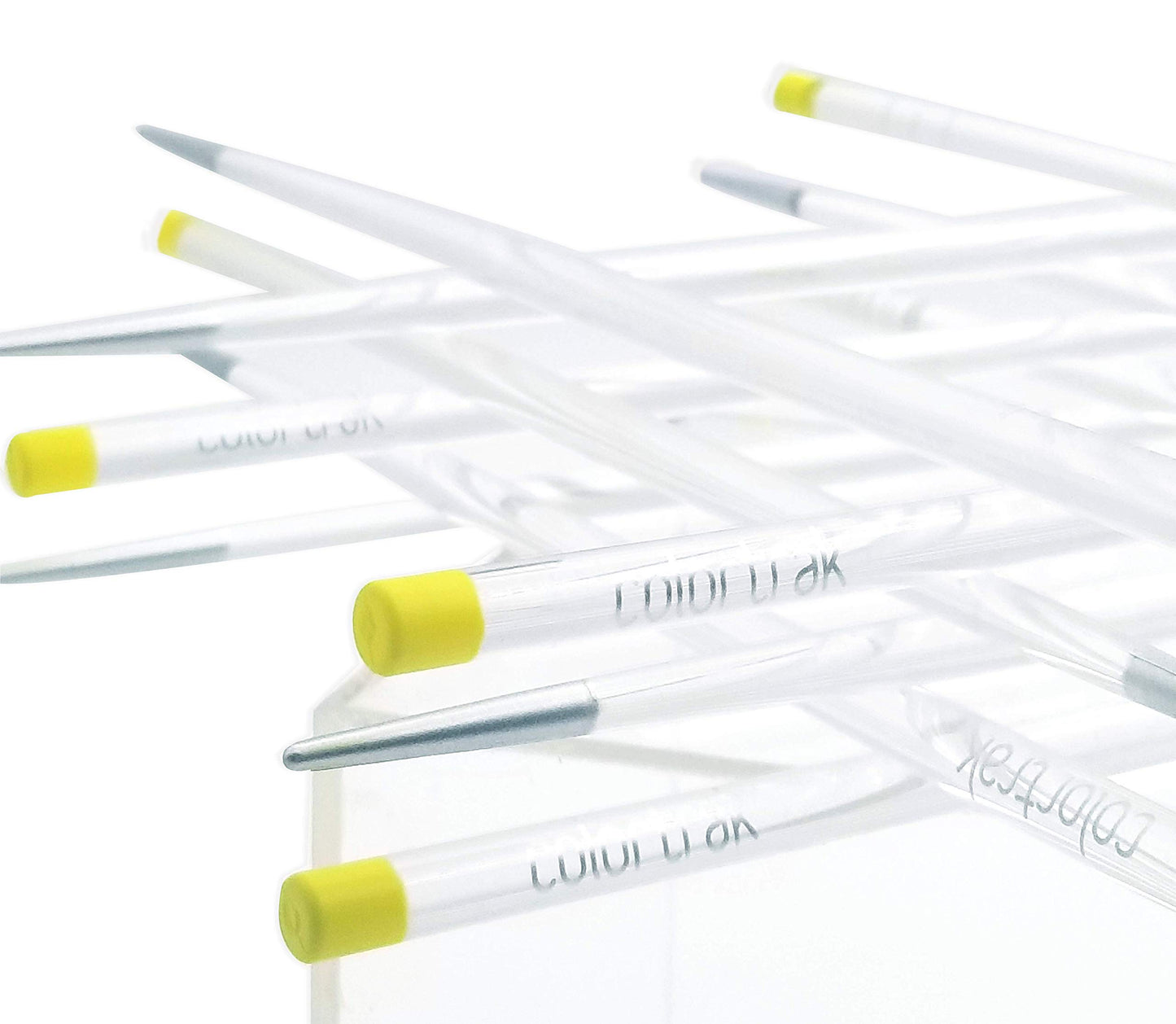 Colortrak Hair Sectioning Stix, 4 Sticks, White, Creates Even and Symmetrical Hair Lines During Coloring Process, Stick Form, Ambassador Collection