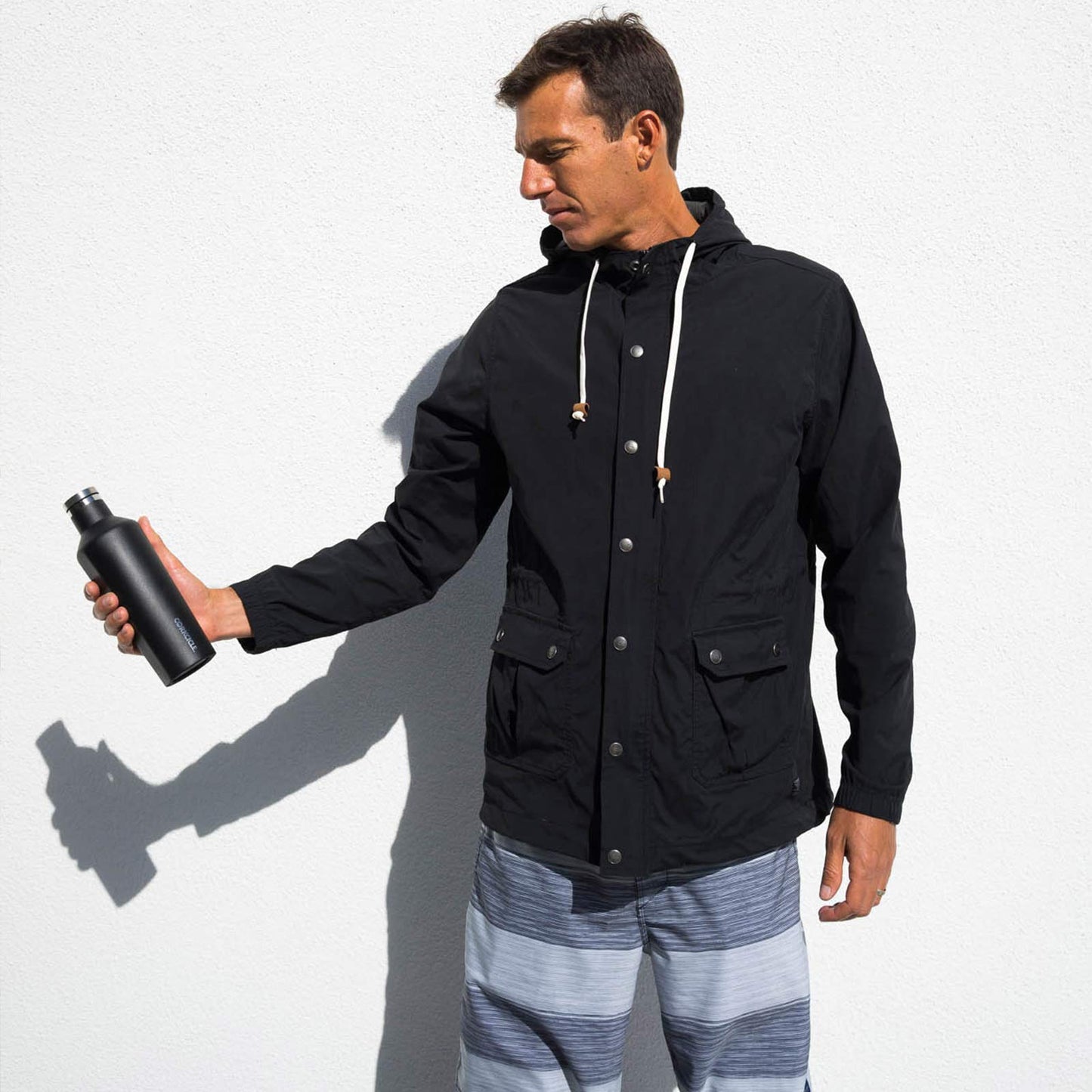 Corkcicle Canteen - Water Bottle and Thermos - Keeps Beverages Cold for Over 25, Hot for Over 12 Hours - Triple Insulated with Shatterproof Stainless