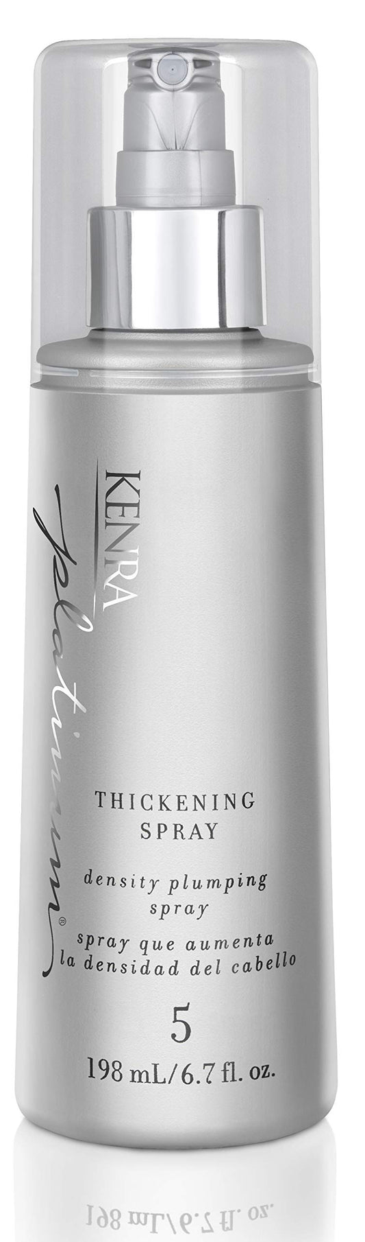 Kenra Professional Platinum Thickening Spray 5 | Volumizing Styler | Density Plumping Spray | Increases Hair Thickness Up To 96% | Humidity Protection