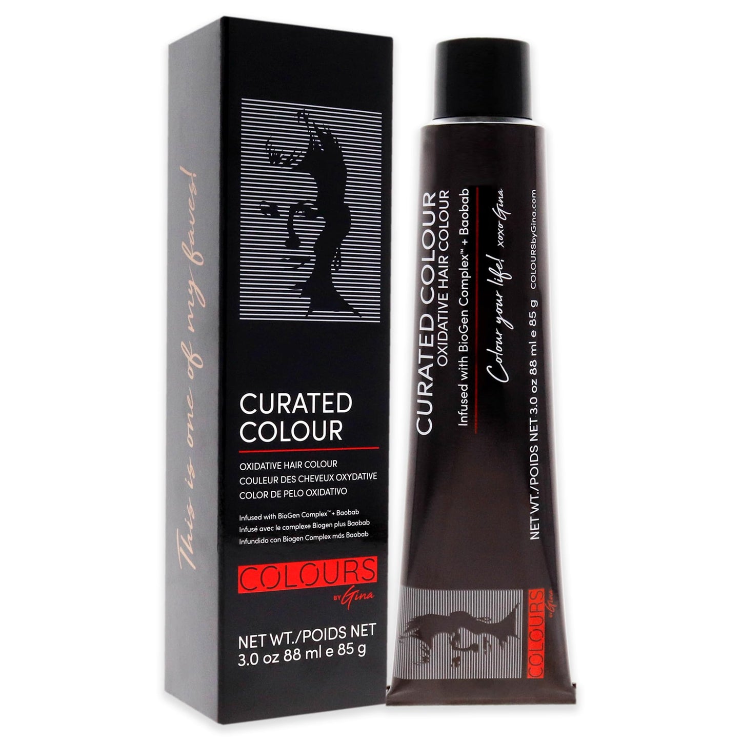 Colours By Gina Curated Colour - 10.0-10N Extra Light Natural Blonde by Colours By Gina for Unisex - 3 oz Hair Color