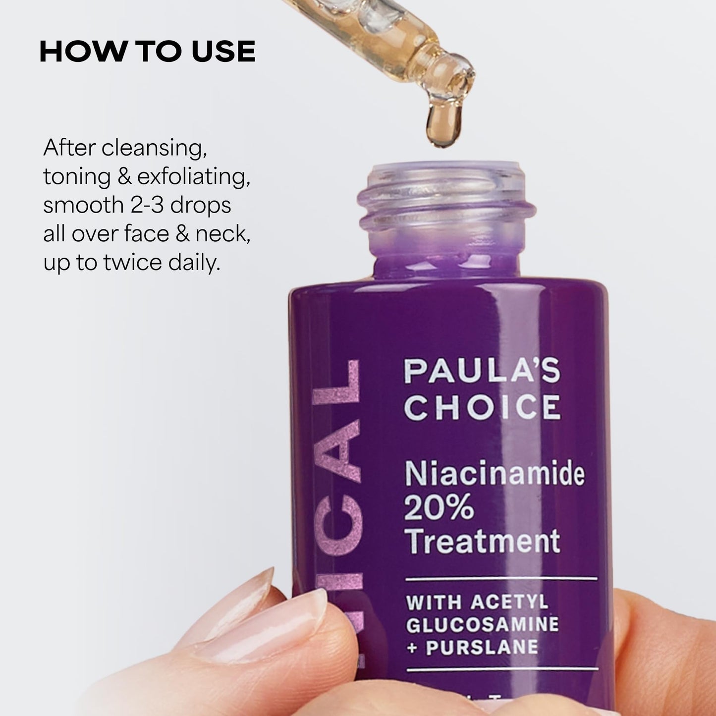 Paula's Choice CLINICAL 20% Niacinamide Vitamin B3 Concentrated Face Serum, Anti-Aging Serum for Face, Treatment for Discoloration & Minimizing Large Beauty and Personal Care Paula's Choice