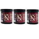 LOC N Edge Gel Extra Hold - Pack of 3 (16 oz Each) | Maximum Hold for Locs, Braids, Twists & Edges | Non-Greasy, Natural Ingredients, All Hair Types