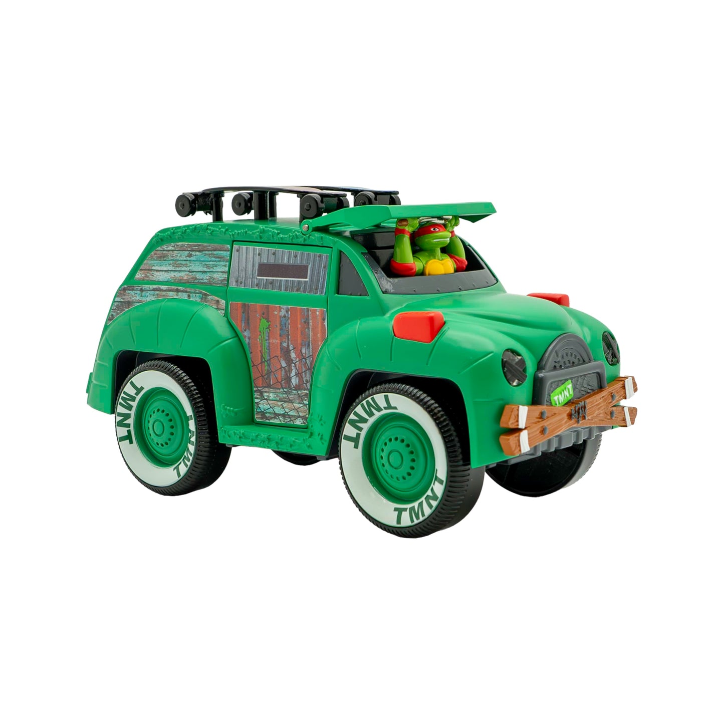 Teenage Mutant Ninja Turtles, Turtle Party Cruiser w/Lights and Sounds, Vintage Styling, Interactive Play, Ages 3+