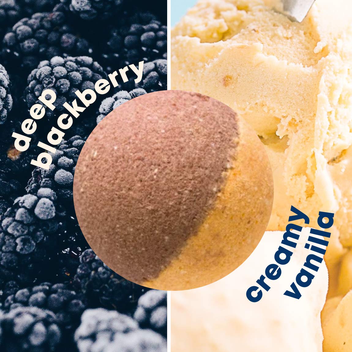 The Oil Bar Blackberry Vanilla Bourbon Bath Bomb