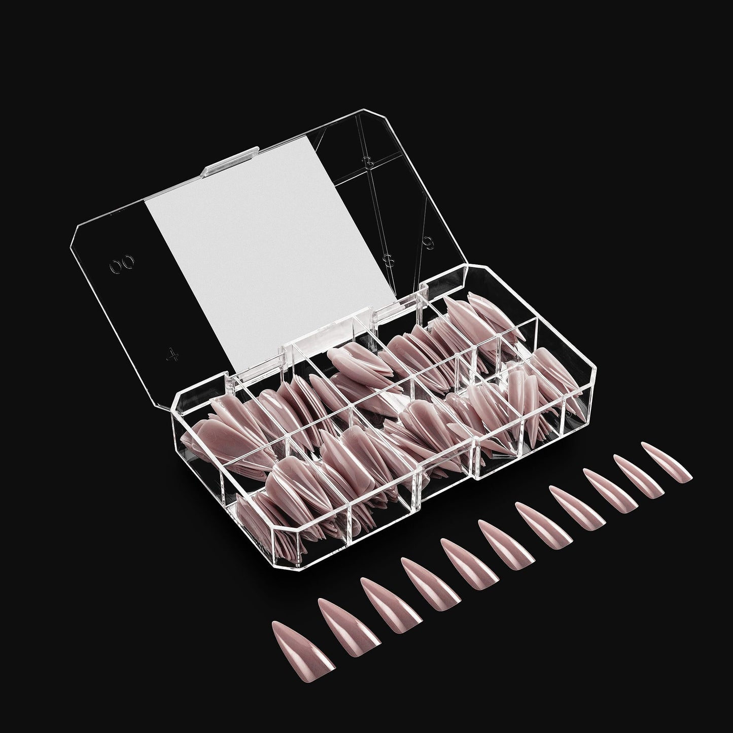 Apres Neutrals Gel-X Mia Box Of Press On Nails, 11 Sizes 00-9, Soft Gel Nail Tip Box (150pcs) (Natural Stiletto Long, 150pcs) Beauty & Personal Care APRÉS