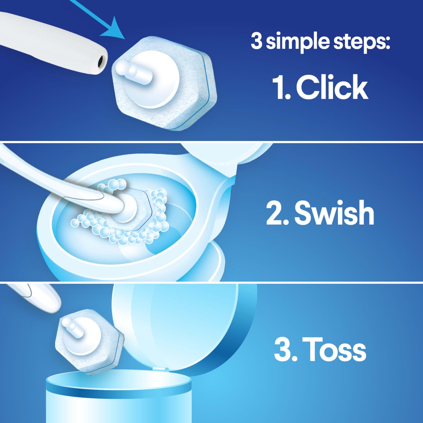 Clorox Toilet Wand Toilet Cleaning Kit, ToiletWand, Caddy and 6 Refills (Pack May Vary)