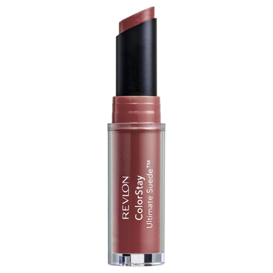 REVLON Lipstick, ColorStay Ultimate Suede Lipstick, High Impact Lip color with Moisturizing Creamy Formula, Infused with Vitamin E, 015 Runway, 0.09