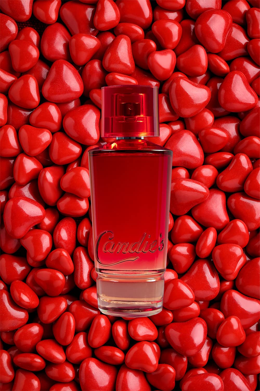 CANDIE'S Red For Him Eau de Toilette - Long-Lasting Cologne for Men, Sweet Masculine Scent, Strong Body Spray, Ideal for Daily Wear, Lasts All Day,