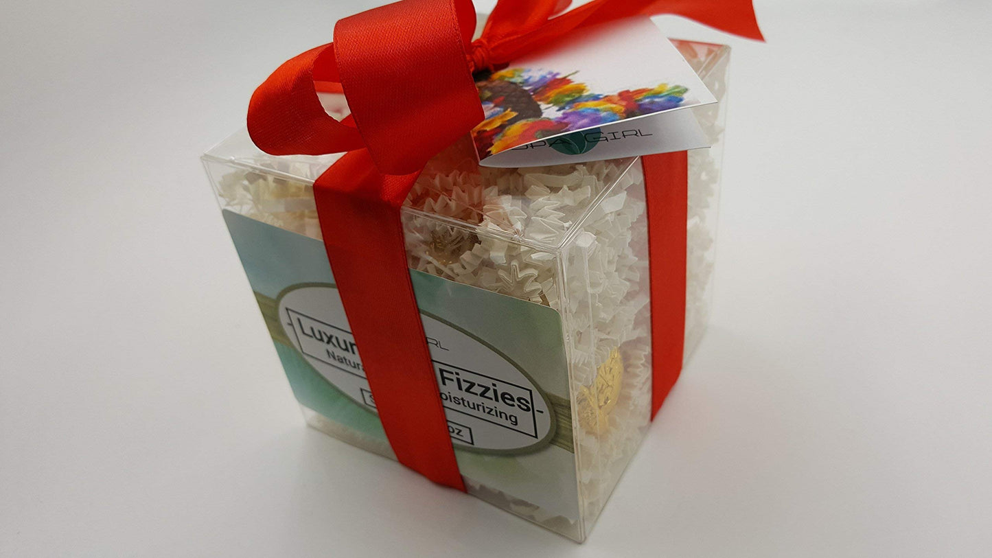 Spa Pure Caribbean Coconut Bath Bombs: Gift Set with 6 Bath Bomb Fizzies Made with Shea, Mango & Cocoa Butter, Ultra Moisturizing, Great for Dry…