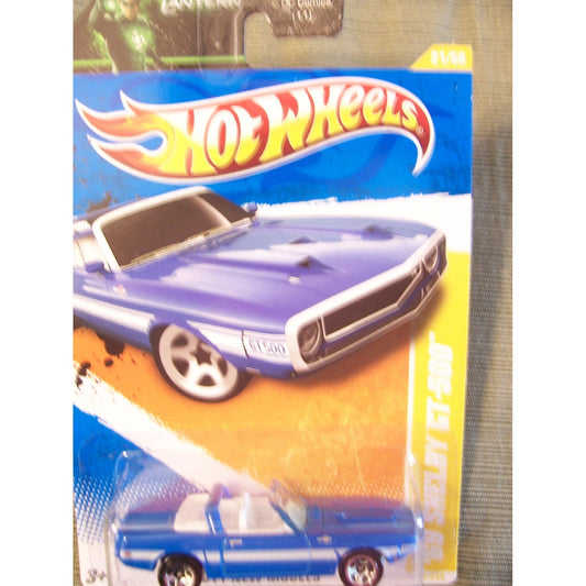 Hot Wheels 2011 New Models '69 Shelby GT-500 on Green Lantern Card