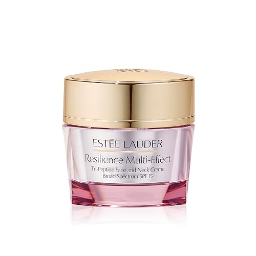 Estée Lauder Resilience Multi-Effect Tri-Peptide Face and Neck Cream Moisturizer SPF 15 for Normal/Combination Skin | Plumping & Anti-Aging, 1.7 Ounce