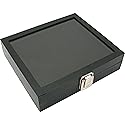 FindingKing Glass Top Display Case 36 Slot Ring Insert Liner New, Storage Jewelry Box Holder