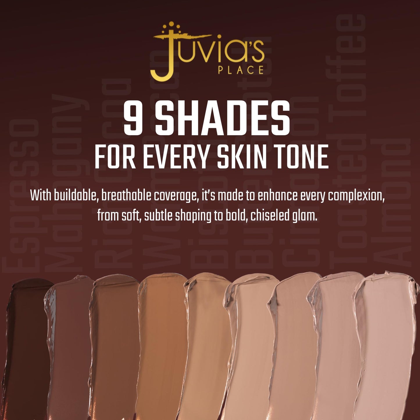 Juvia’s Place Bronzed Liquid Bronzer - Biscotti - Liquid Bronzer for Face with Silky Blendable Texture - Buildable Coverage for Natural Contour