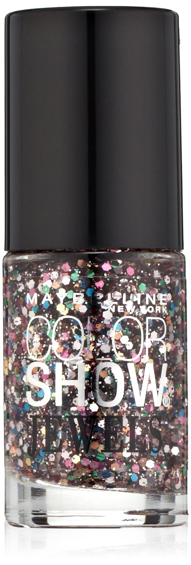 Maybelline New York Color Show Jewels Nail Lacquer Top Coat, Mosaic Prism, 0.23 Fluid Ounce Beauty & Personal Care MAYBELLINE