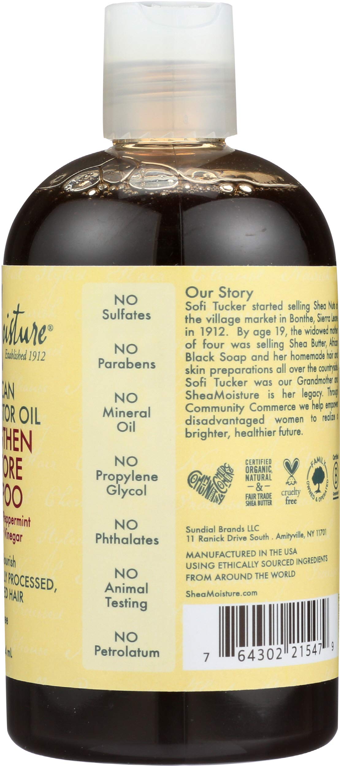 SheaMoisture Strengthen and Restore Shampoo, 13 FZ