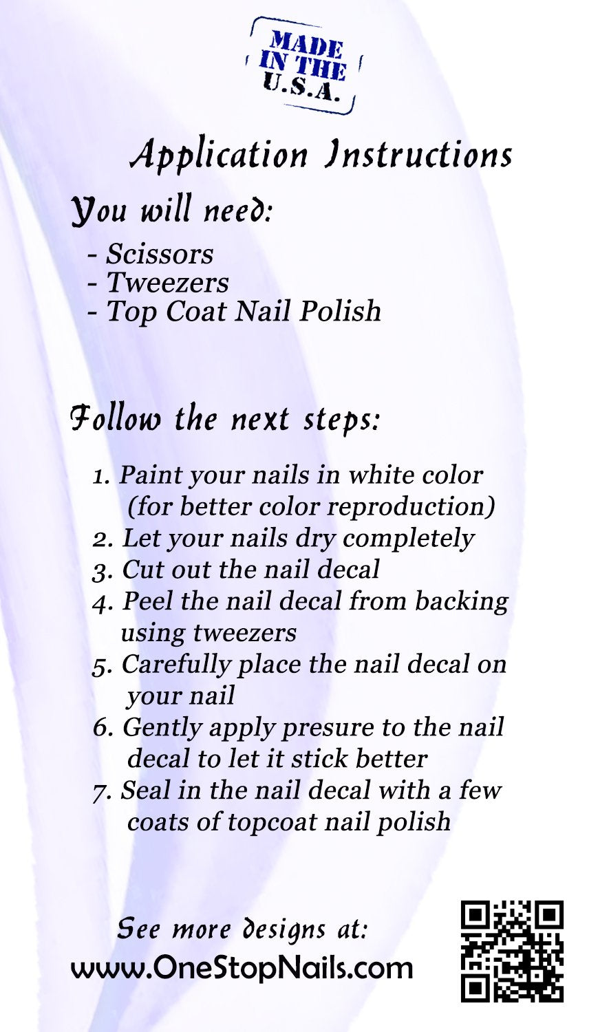 Princess Jasmine and Aladdin clear vinyl Peel and Stick (NOT Waterslide) nail art decals/stickers. Set of 60 by One Stop Nails. Beauty & Personal Care One Stop Nails