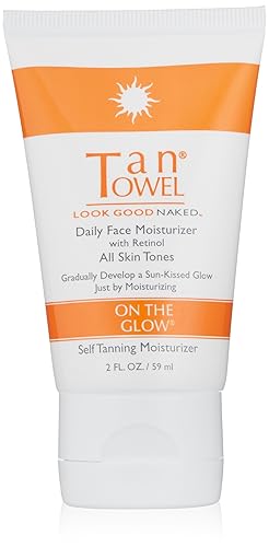TanTowel On The Glow - Daily Face Moisturizer with retinol - 2 oz