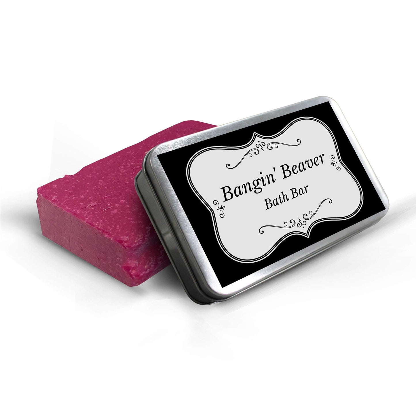 Gears Out Banging Beaver Bath Bar - Luxury Bath Soap for Women - Handmade novelty soap, Pink, Made in the USA