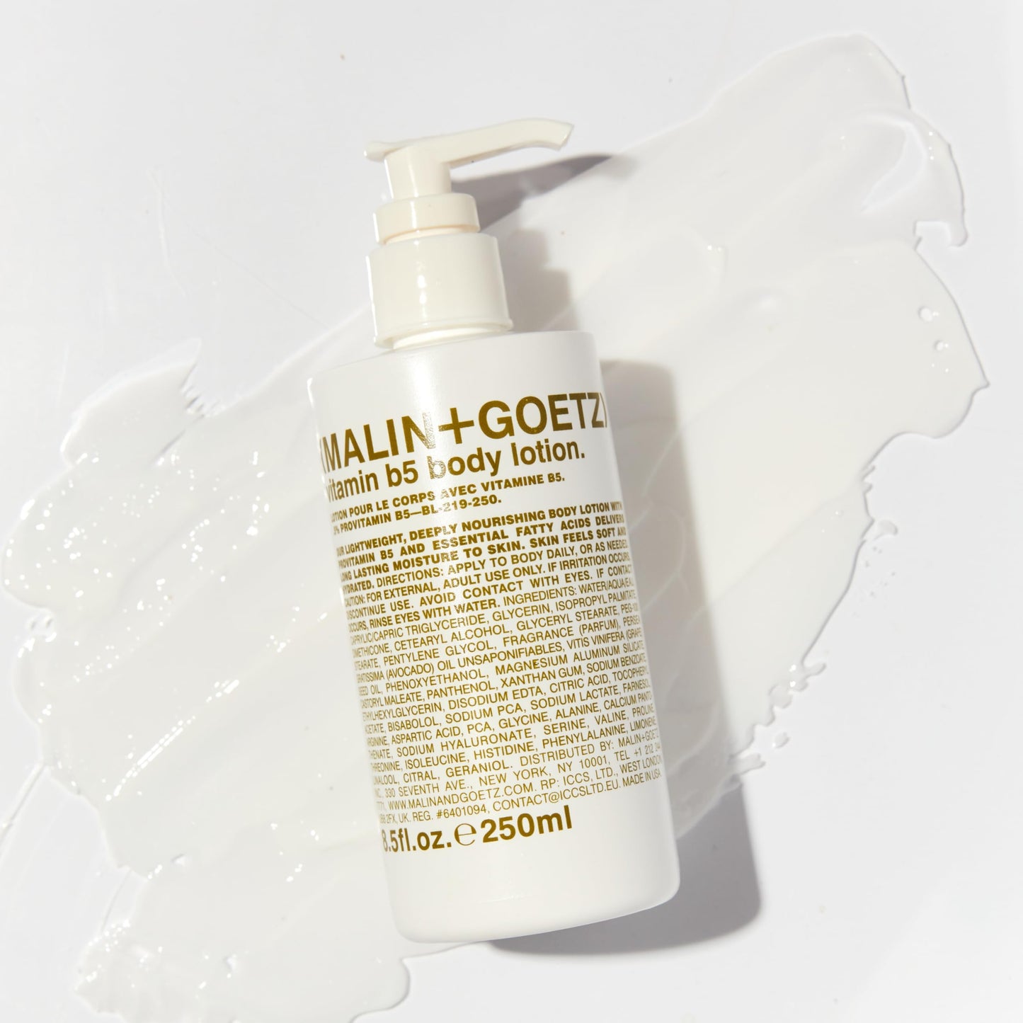 MALIN+GOETZ Vitamin B5 Body Lotion, Lightweight Daily Moisturizer with Avocado & Grapeseed Oils, Hydrating, Nourishing, Long-Lasting & Bergamot