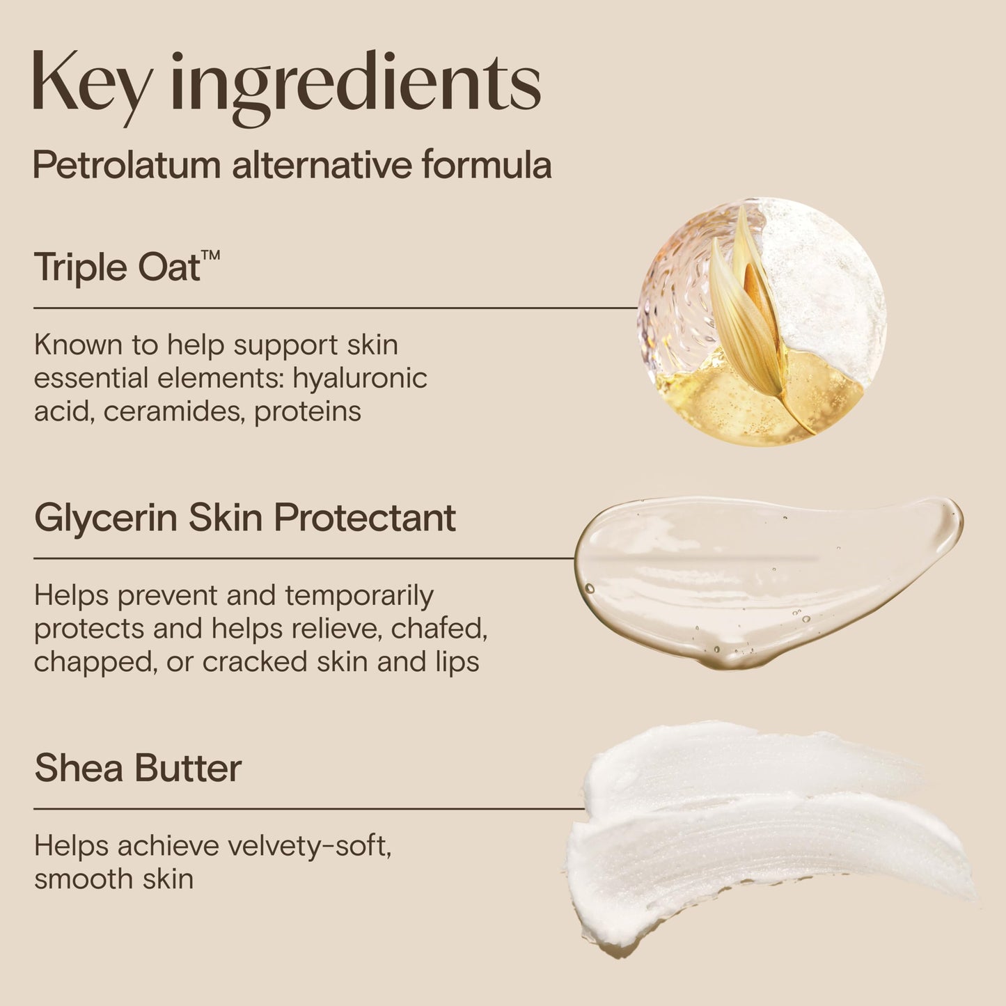 Aveeno Skin Relief Healing Ointment, Repair & Protect Extra Dry, Cracked Skin, Glycerin Protectant with Triple Oat & Shea Butter, Fragrance-Free Beauty and Personal Care Aveeno