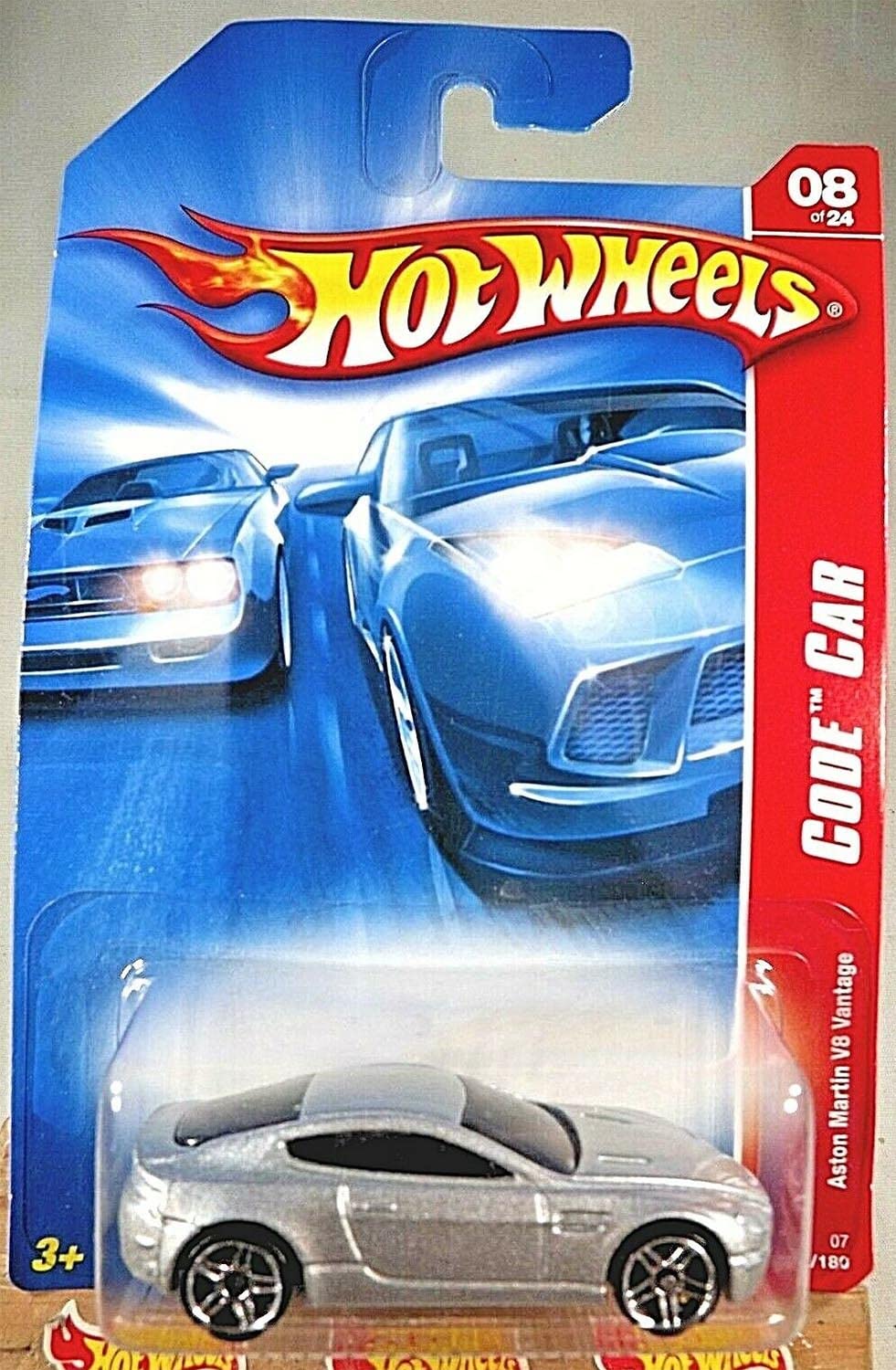 Hot Wheels 2008-050 Aston Martin V8 Vantage All Stars 1:64 Scale
