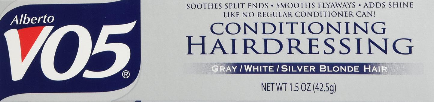 Vo5 Conditioning Hairdress Gray/White/Silver 1.5 Ounce Tube (44ml) (6 Pack)