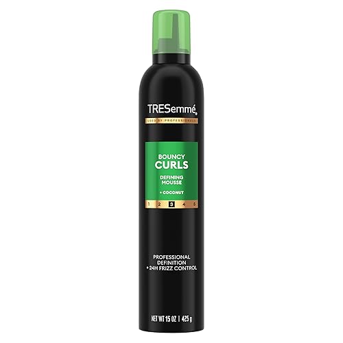 TRESemmé Flawless Curls Nourishing Mousse With Coconut and Avocado Oil 15 oz