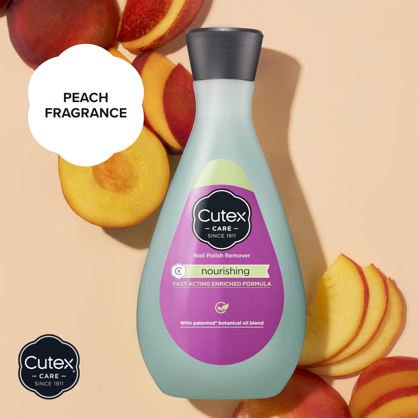 Cutex Nourishing Nail Polish Remover, Leaves Fingernails & Toenails Looking Healthy, Contains Vitamin E, 6.7 fl oz Beauty & Personal Care Cutex