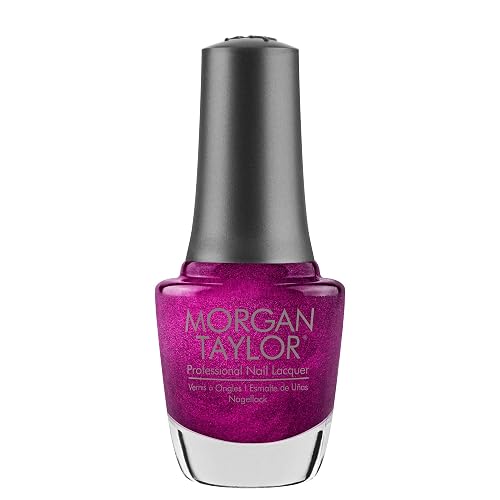 Morgan Taylor Nail Lacquer (I'm From The Fuchsia) Metallic Purple Professional Lacquer, Vibrant, Chip-Resistant, Fast-Drying, Long-Lasting Beauty & Personal Care Morgan Taylor