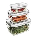 ZWILLING Fresh & Save 3-pc Glass Food Storage Container, Meal Prep Container- Assorted Sizes