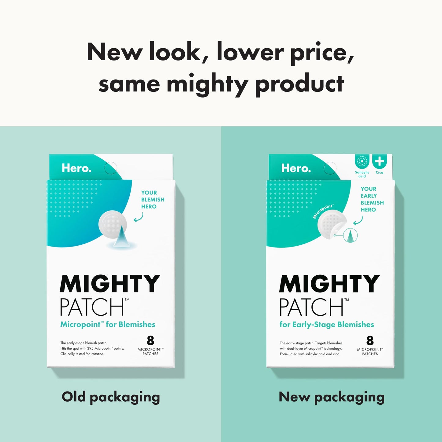 Mighty Patch Hero Cosmetics Micropoint Acne Pimple Patches, 8 Ct Beauty and Personal Care Mighty Patch