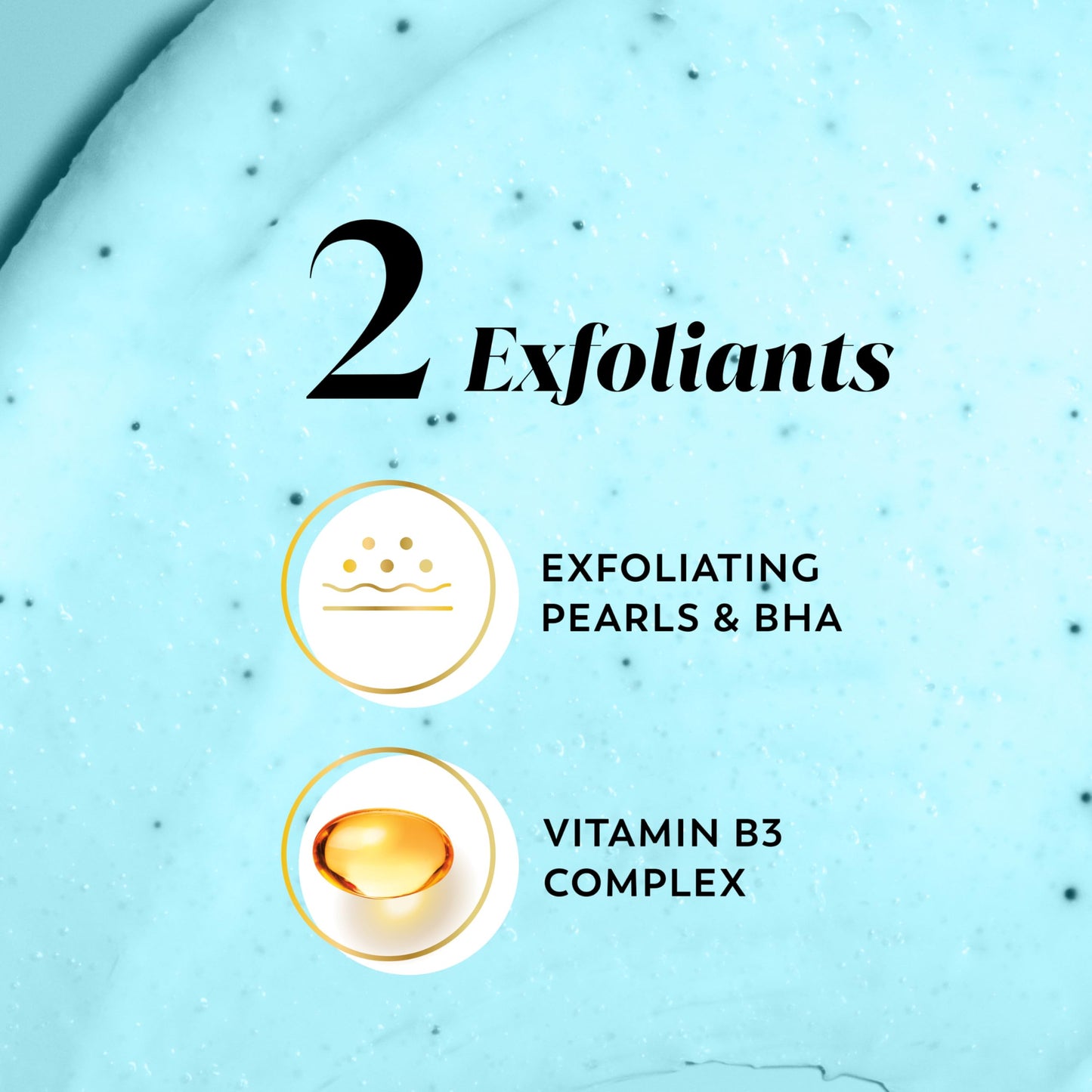 Olay Body Indulgent Mineral Scrub, Skin Exfoliating & Massaging Pearls, Nourishing Soft & Gentle Formula, Renewing BHA, Vitamin B3 Complex, Luxurious