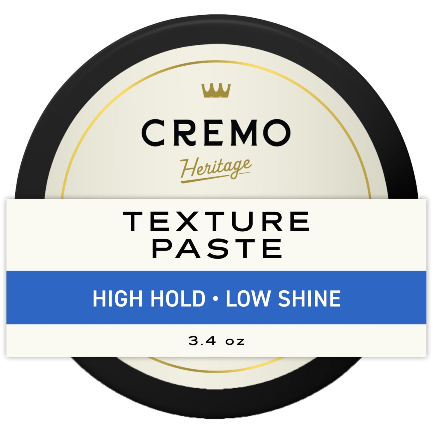 Cremo Hair Styling Texture Paste, Premium Barber Grade Texture Paste for Hair Styling, 3.4 Oz