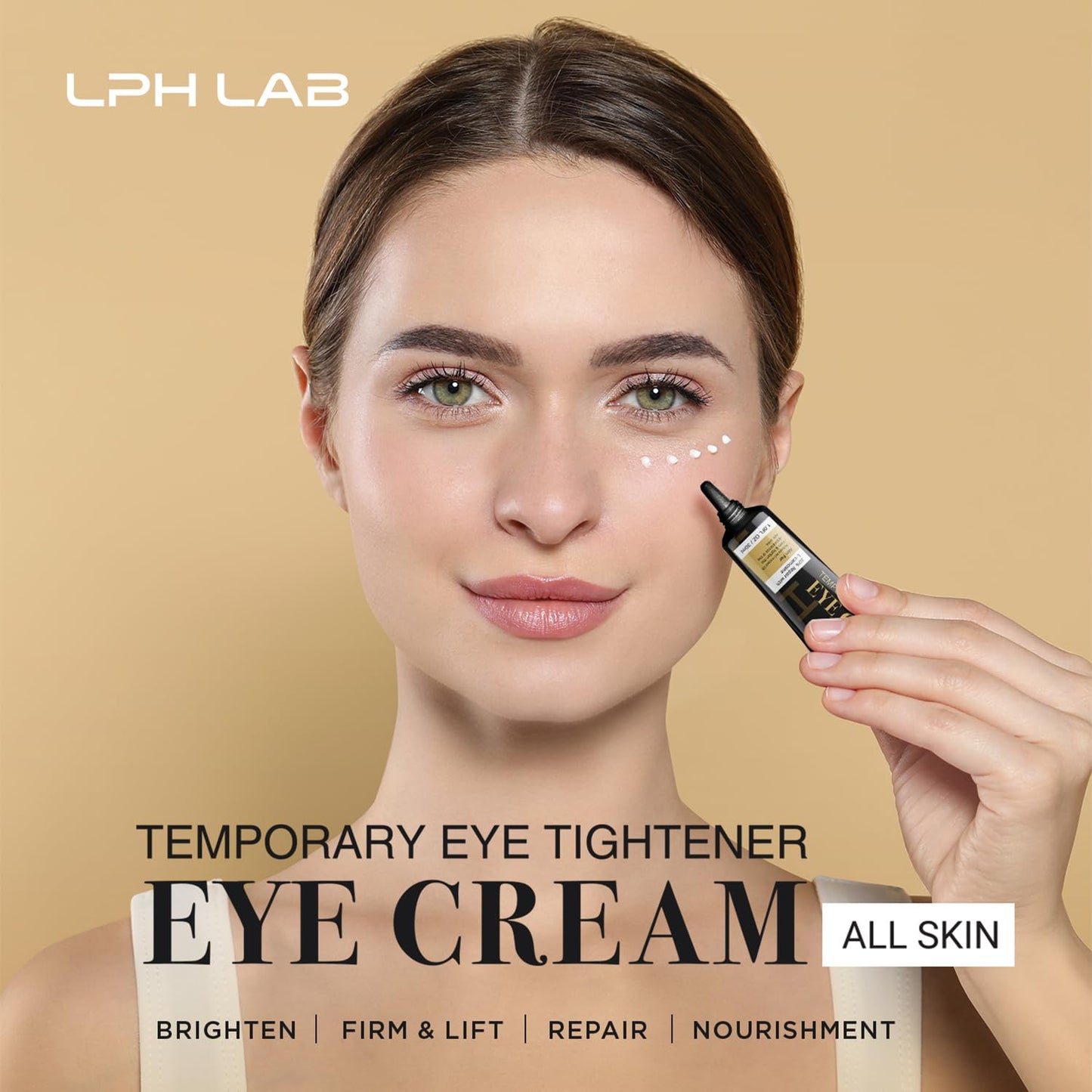 LPH LAB Temporary Eye Tightener Eye Cream for Under-Eye Bags, Dark Circles & Puffiness, Anti Aging Fine Lines, Firm That Delicate Skin Under Your