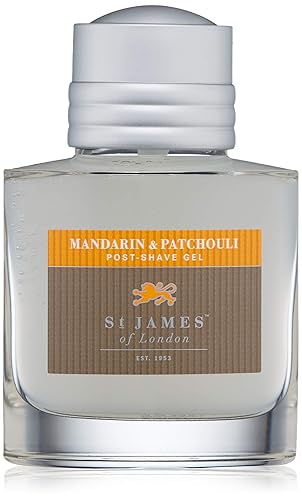 St James of London Mandarin & Patchouli Post Shave Gel, 3.4 Fl Oz