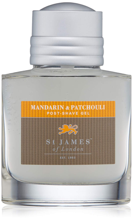 St James of London Mandarin & Patchouli Post Shave Gel, 3.4 Fl Oz
